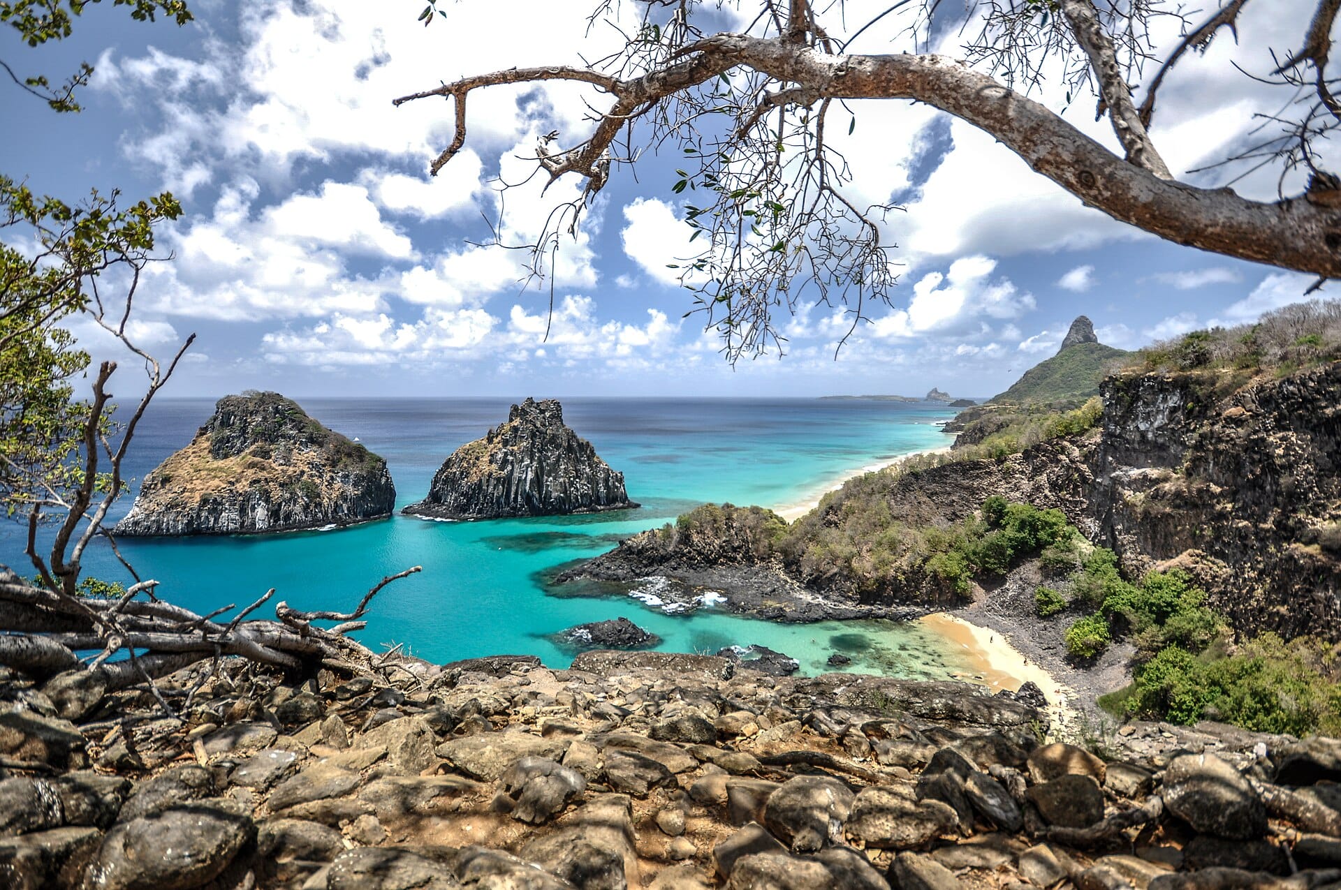 Baía dos Porcos em Fernando de Noronha